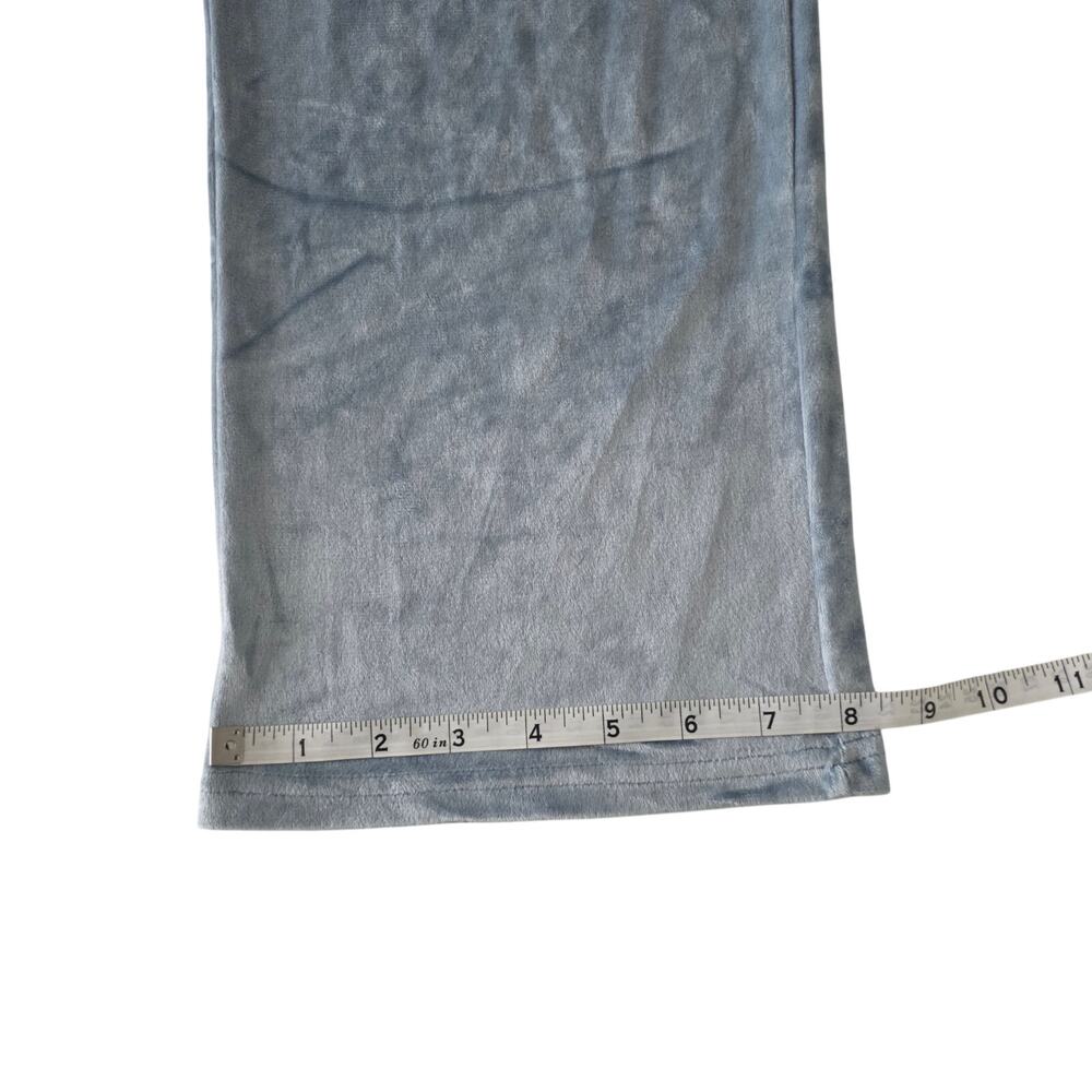 NWT Juicy Couture Blue 2 Piece Velvet Shirt and Pants Lounge Set, Y2K - Picture 9 of 15